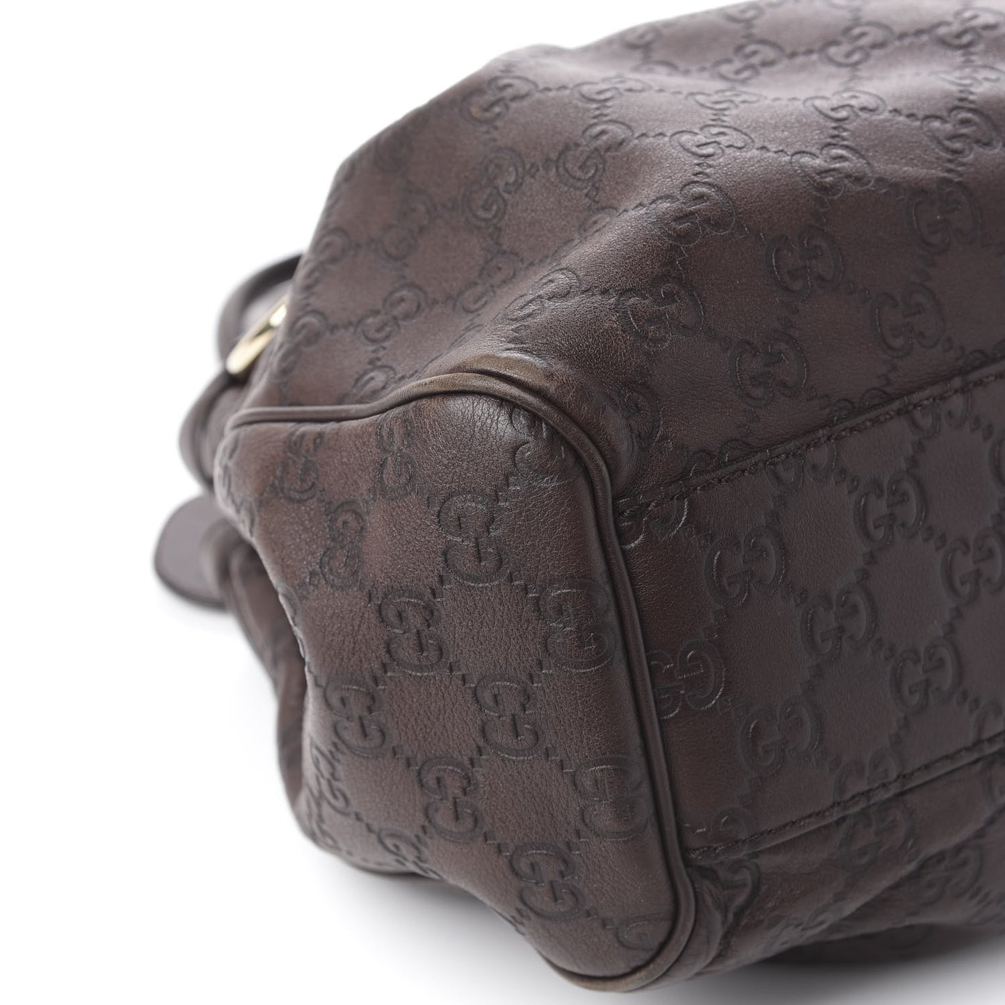 Guccissima Medium Sukey Tote Chocolate
