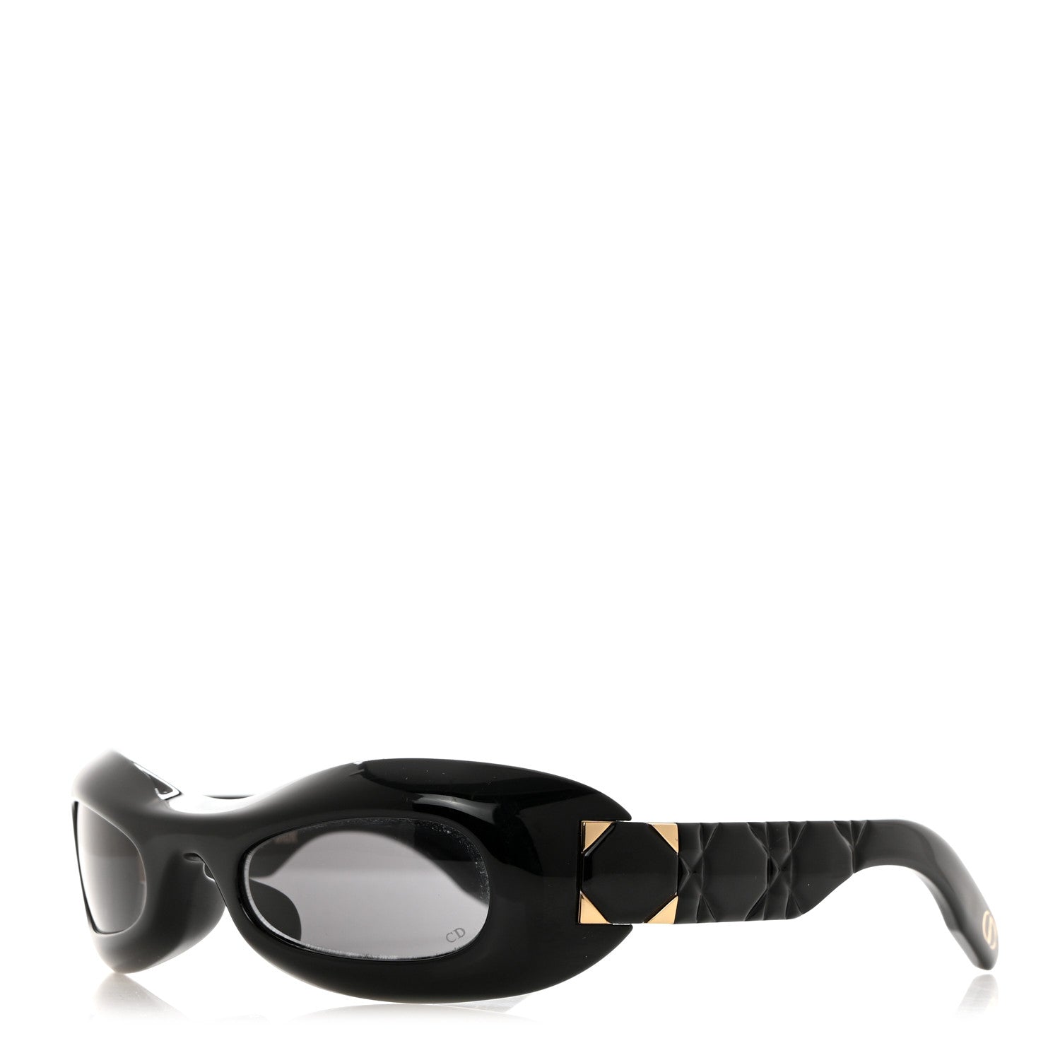 Christian Dior Lady 95.22 Round Sunglasses Black 1 of 9