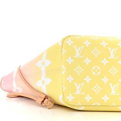 Louis Vuitton Monogram Giant By The Pool Neverfull MM Light Pink 9 of 10
