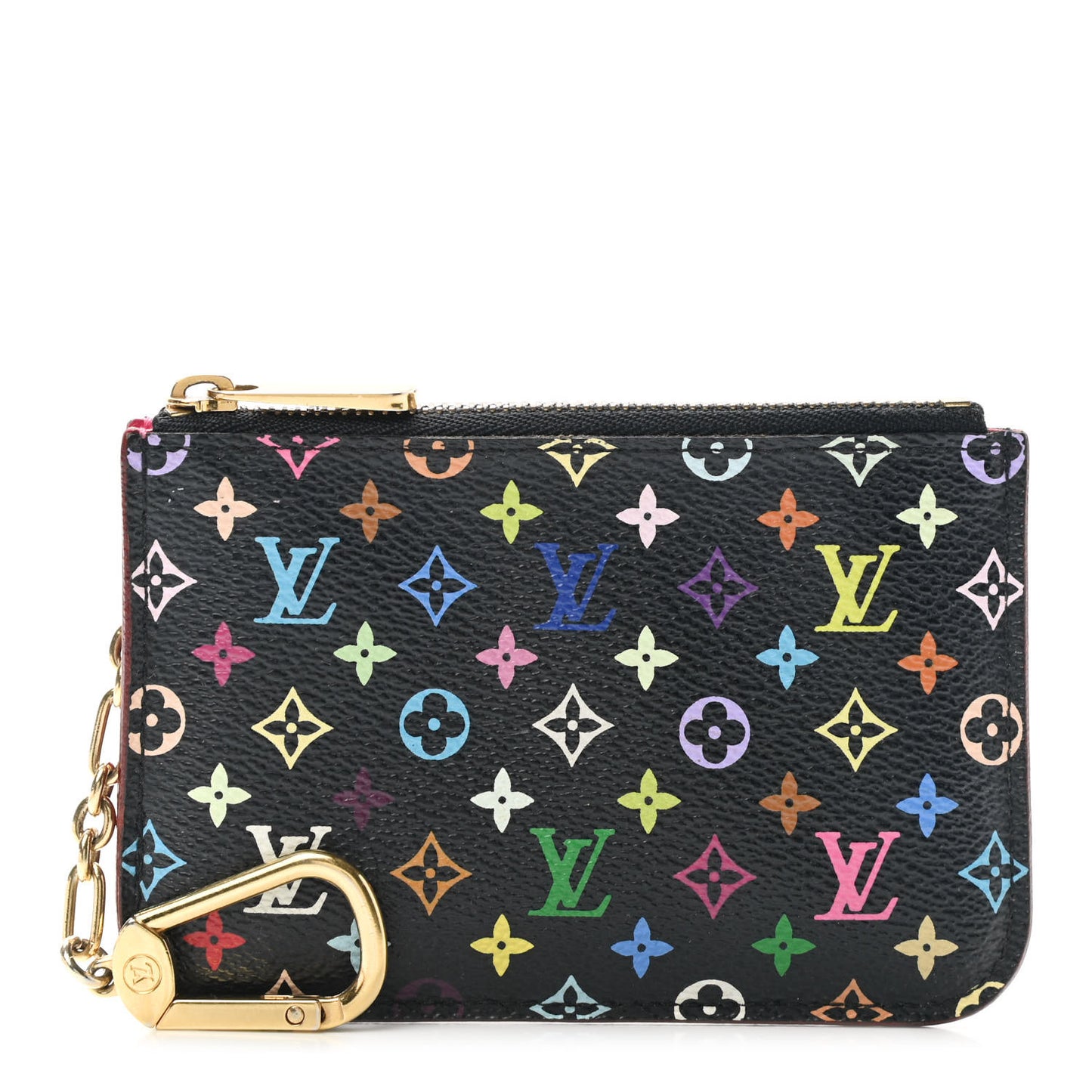 Monogram Multicolor Key Pouch Black Grenade