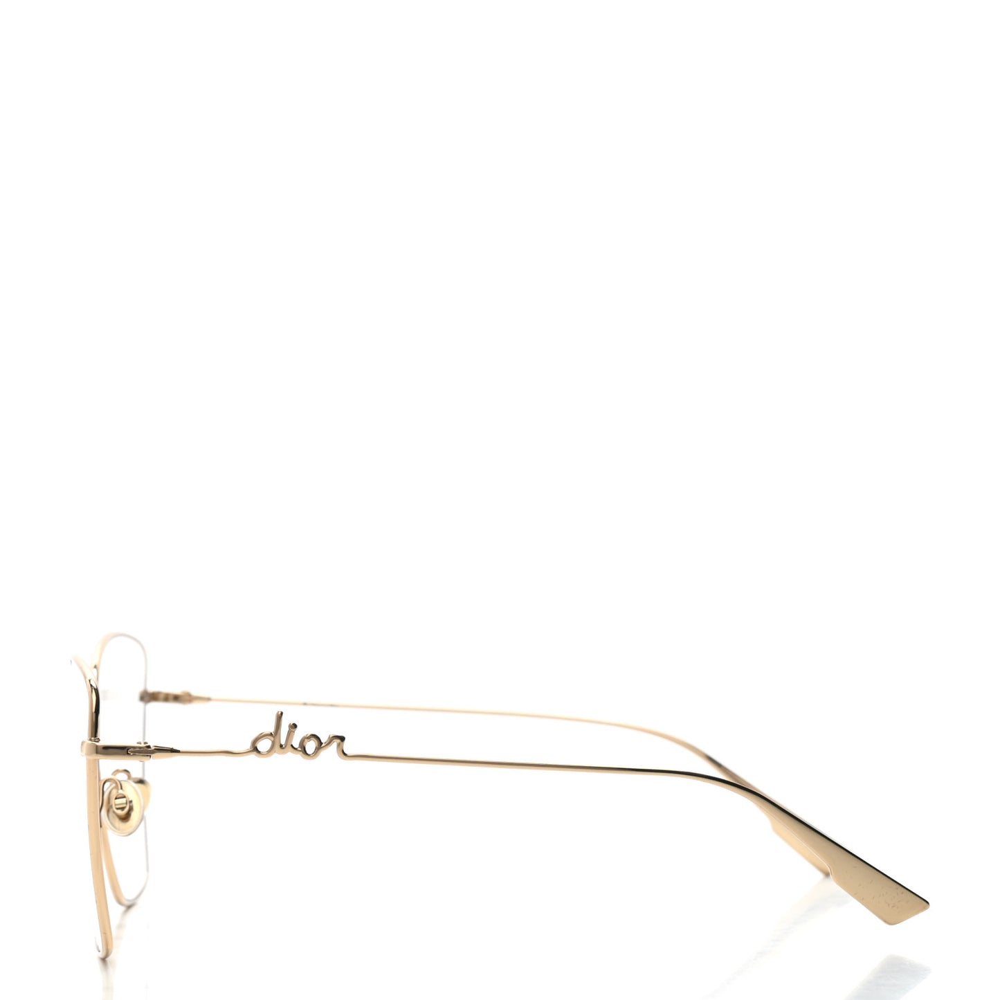 Metal Diorsignatureo Glasses Gold