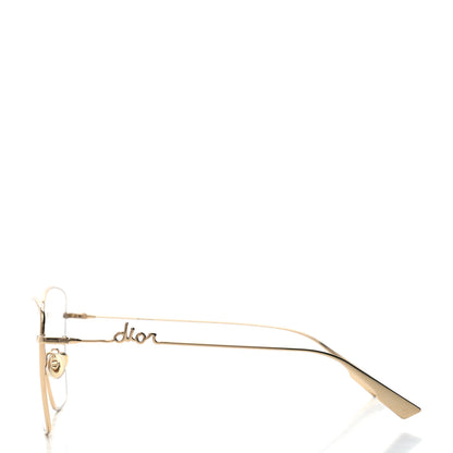 Christian Dior Metal Diorsignatureo Glasses Gold 3 of 6
