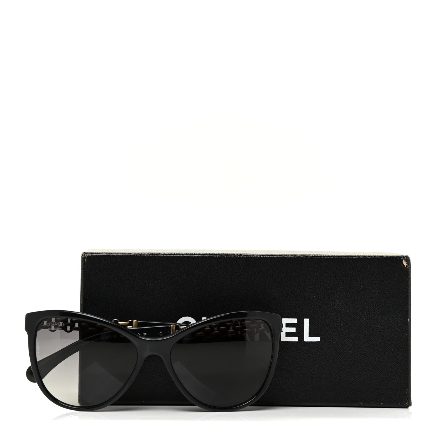 Chanel Chain Polarized Sunglasses 5352 Black 8 of 8