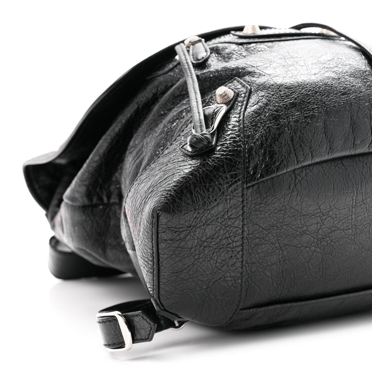 Agneau Giant 12 Silver Hardware S Traveler Backpack Black