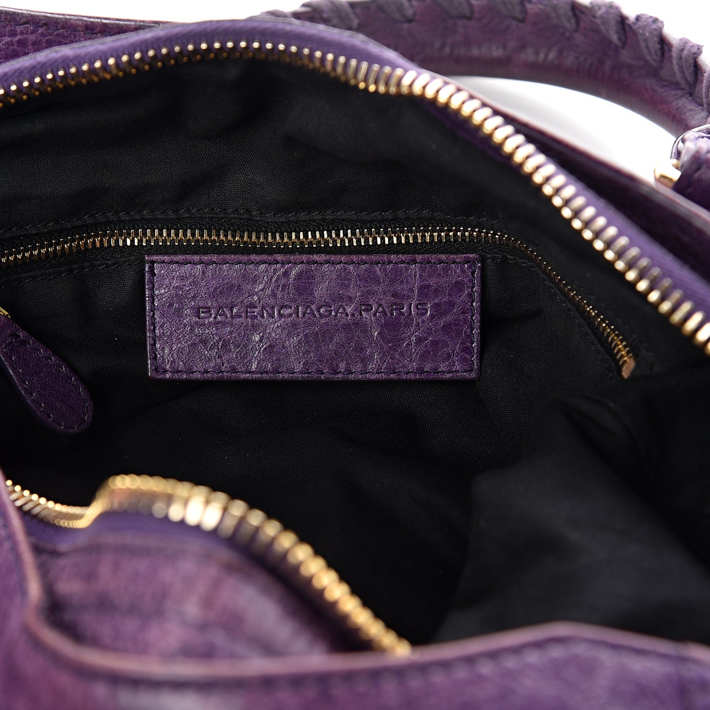 Agneau Giant 21 Gold Hardware Velo Dark Violet