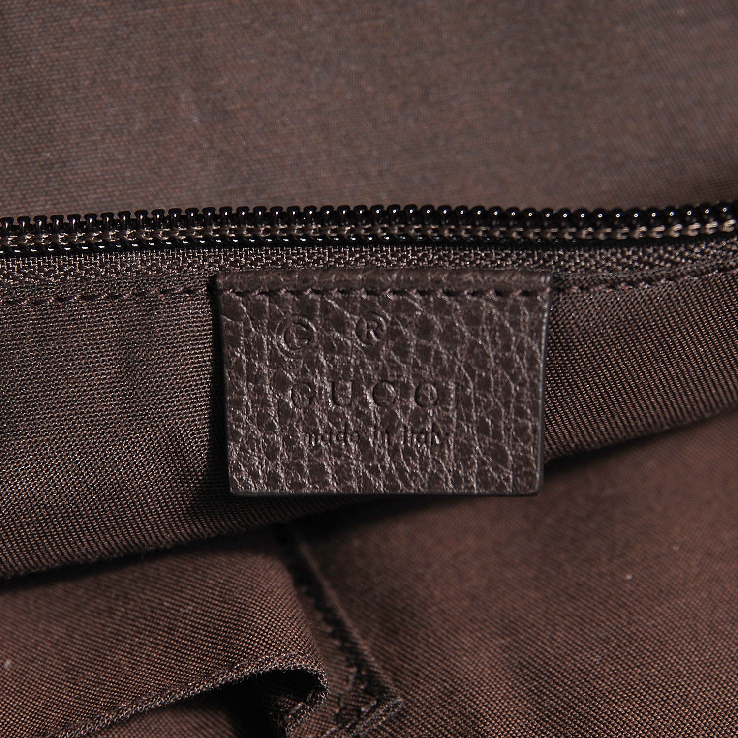 Gucci Crystal Monogram Large Tote Dark Brown 13 of 14