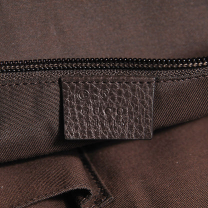 Gucci Crystal Monogram Large Tote Dark Brown 13 of 14