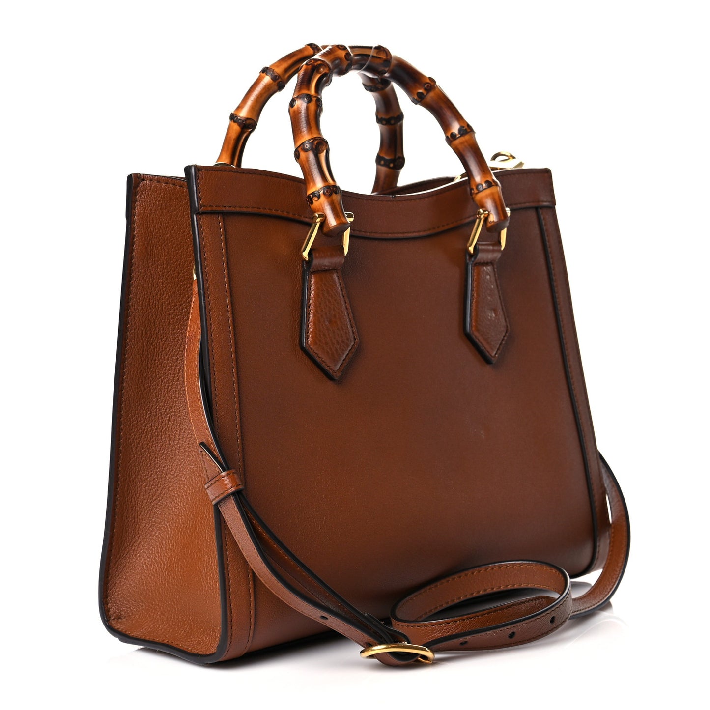 Wonka Grain Calfskin Small Diana Tote Bag Cuir