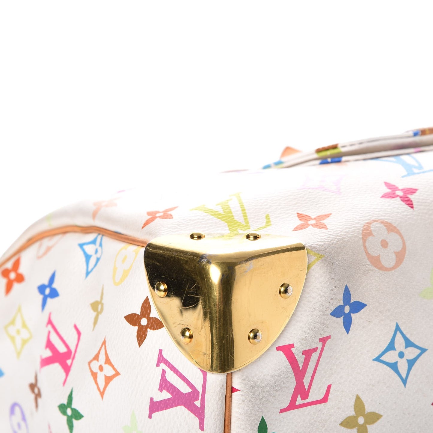 Monogram Multicolor Speedy 30 White