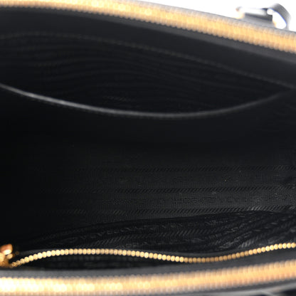 Prada Saffiano Medium Galleria Double Zip Tote Black 5 of 10