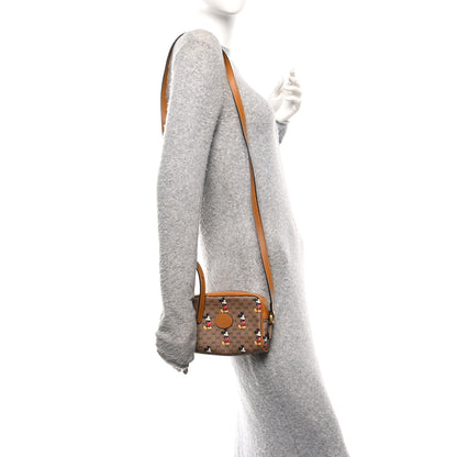 Gucci X DISNEY Mini Vintage GG Supreme Monogram Mickey Mouse Shoulder Bag Beige Vintage Sun Oil 2 of 10