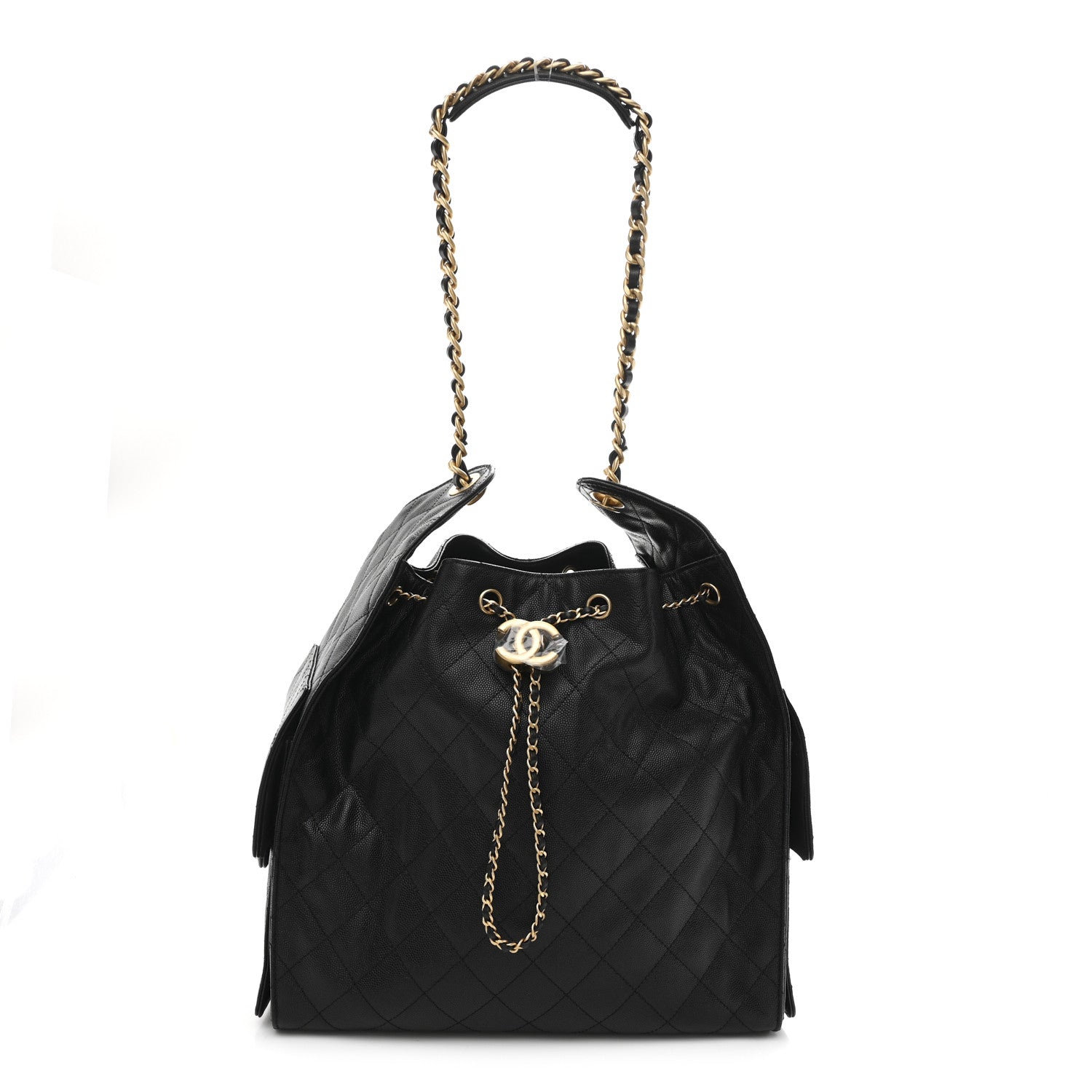 Chanel Caviar Quilted Medium Chanel 25 Handbag Black 1 of 12
