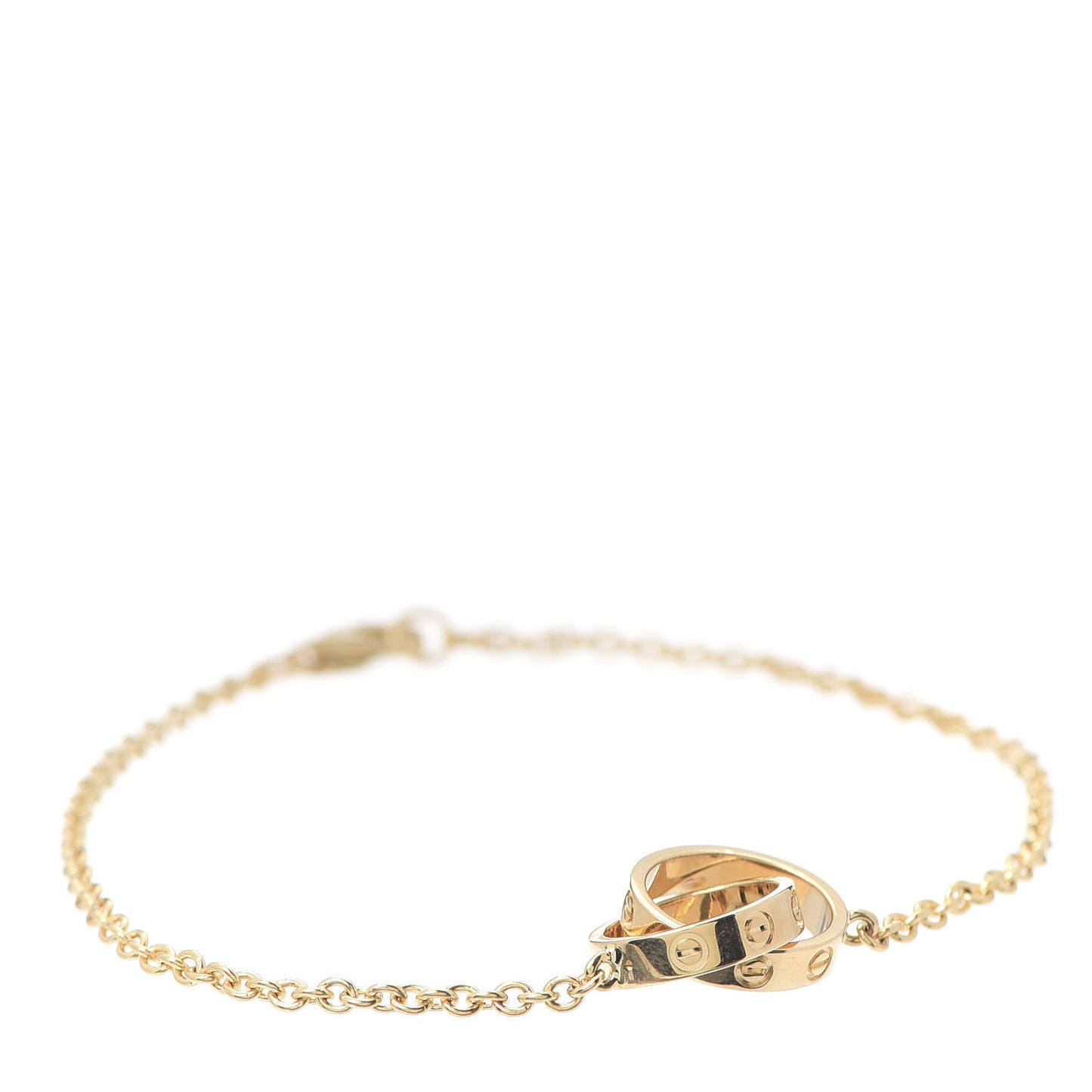 18K Yellow Gold Interlocking LOVE Bracelet