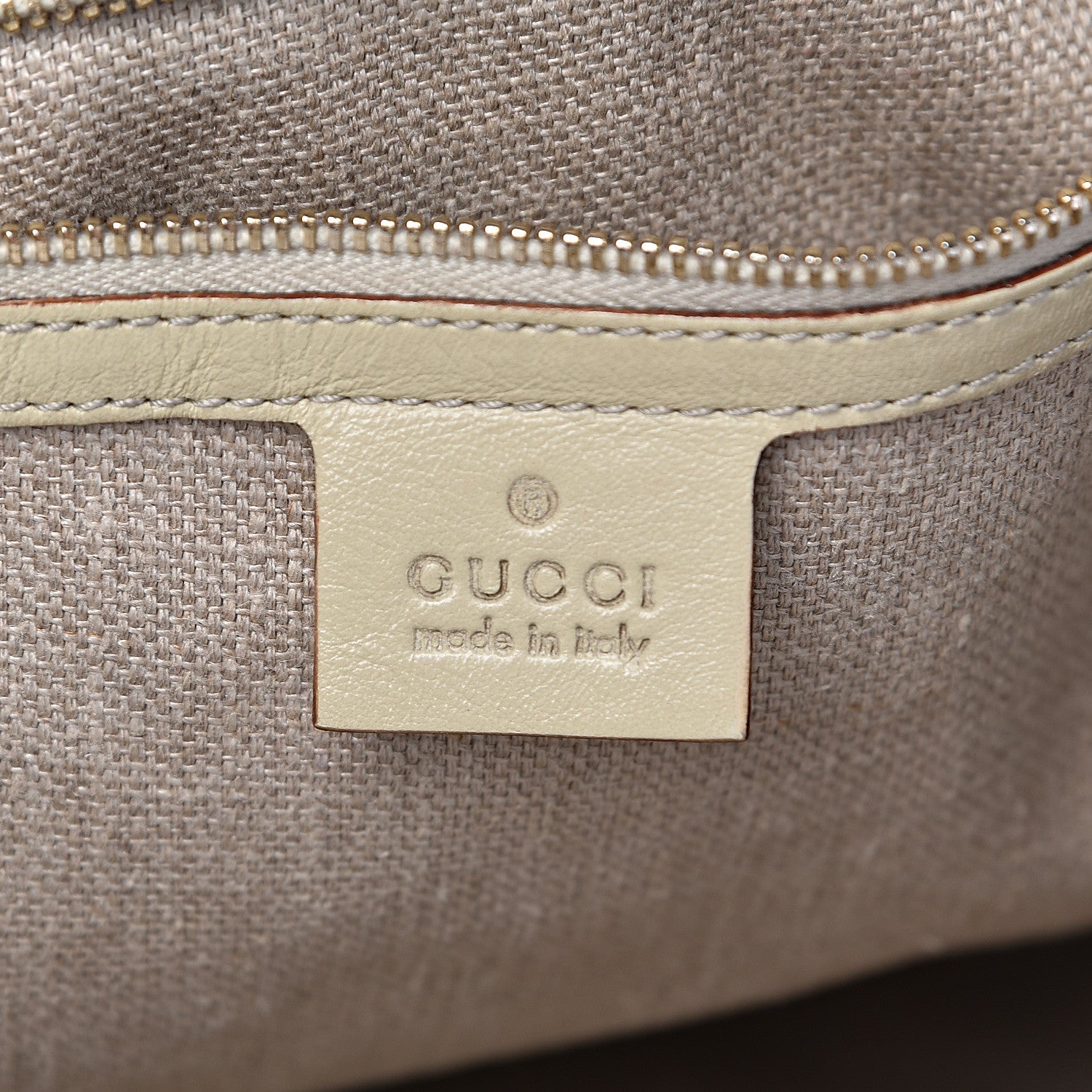 Gucci Straw Medium Pelham Shoulder Bag Off White 5 of 12