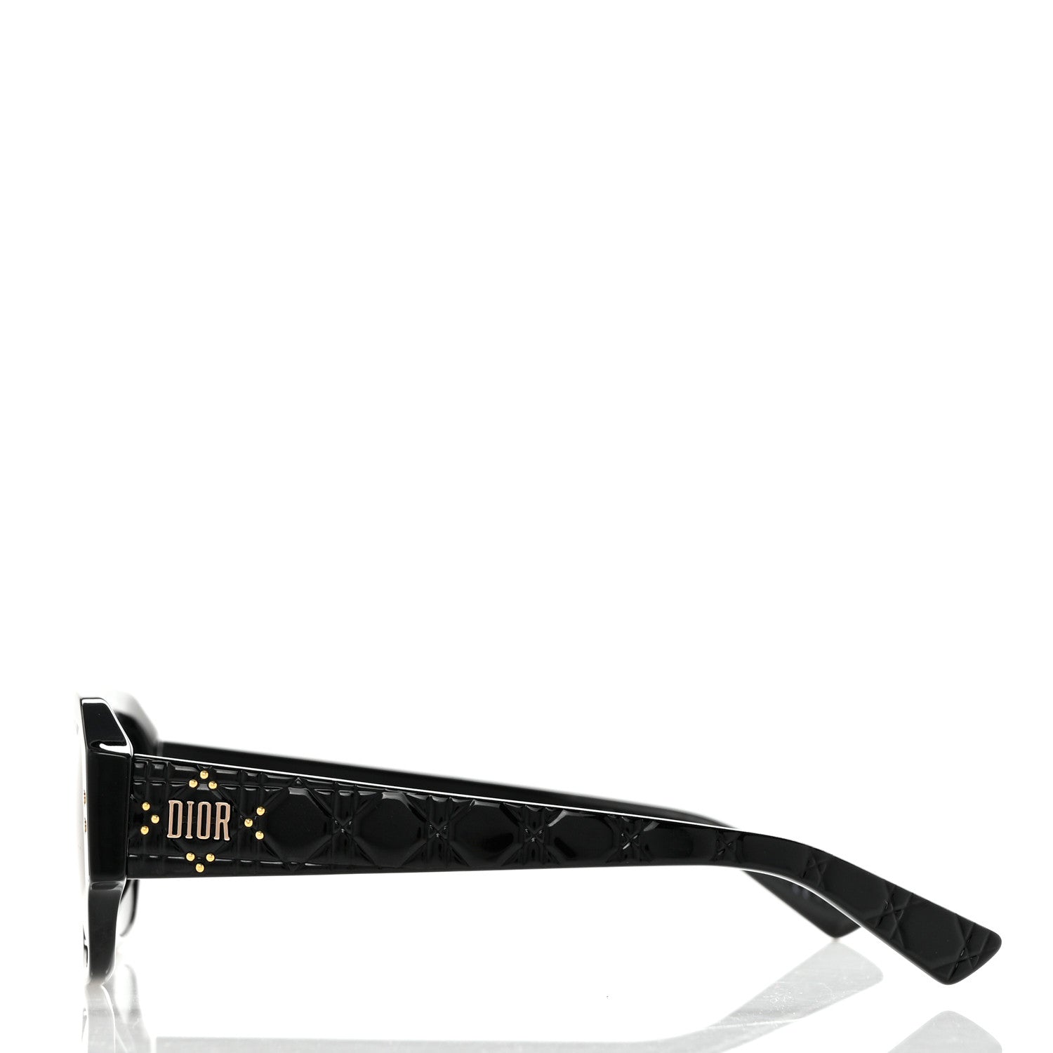 Christian Dior Acetate Cannage Lady Dior Studs 5 Sunglasses Black 3 of 8