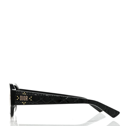 Christian Dior Acetate Cannage Lady Dior Studs 5 Sunglasses Black 3 of 8