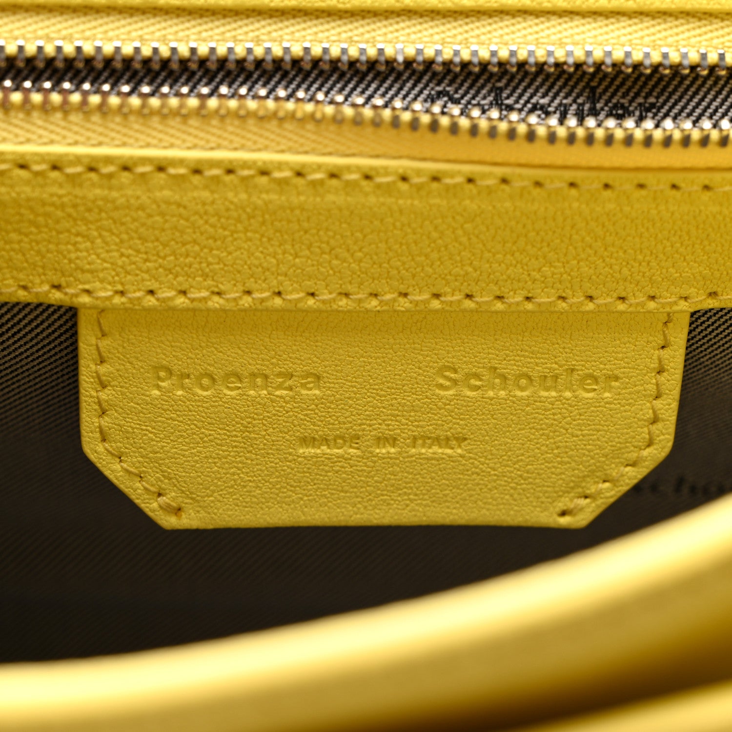 Proenza Schouler Lambskin Tiny PS1 Canary Yellow 6 of 10