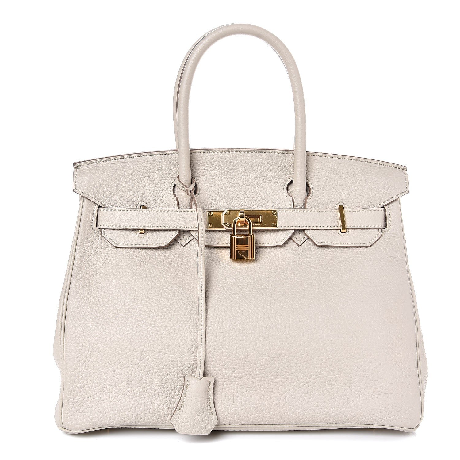 Hermes Taurillon Clemence Birkin 30 Beton 1 of 34