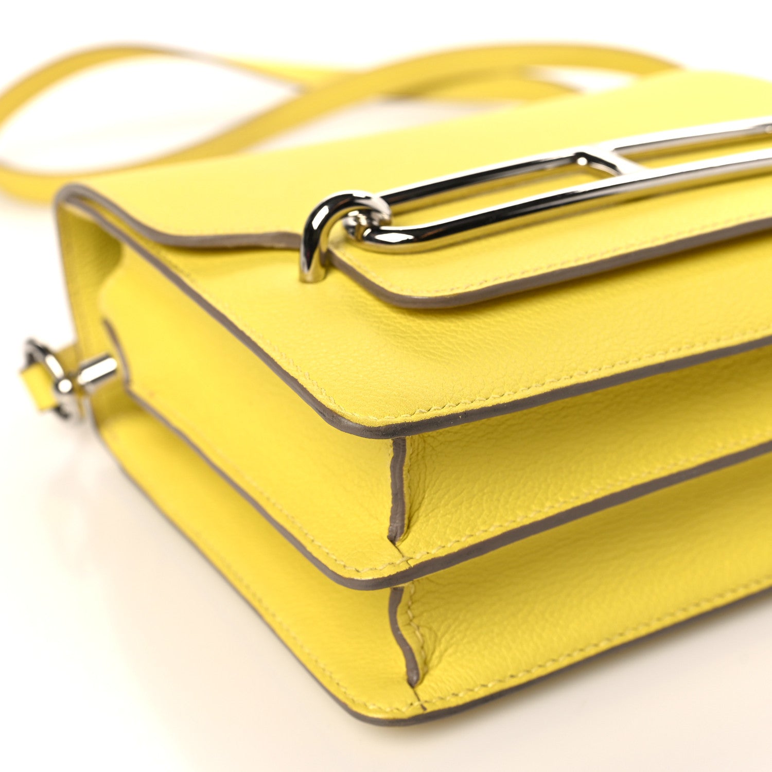 Hermes Evercolor Mini Sac Roulis Lime 8 of 9