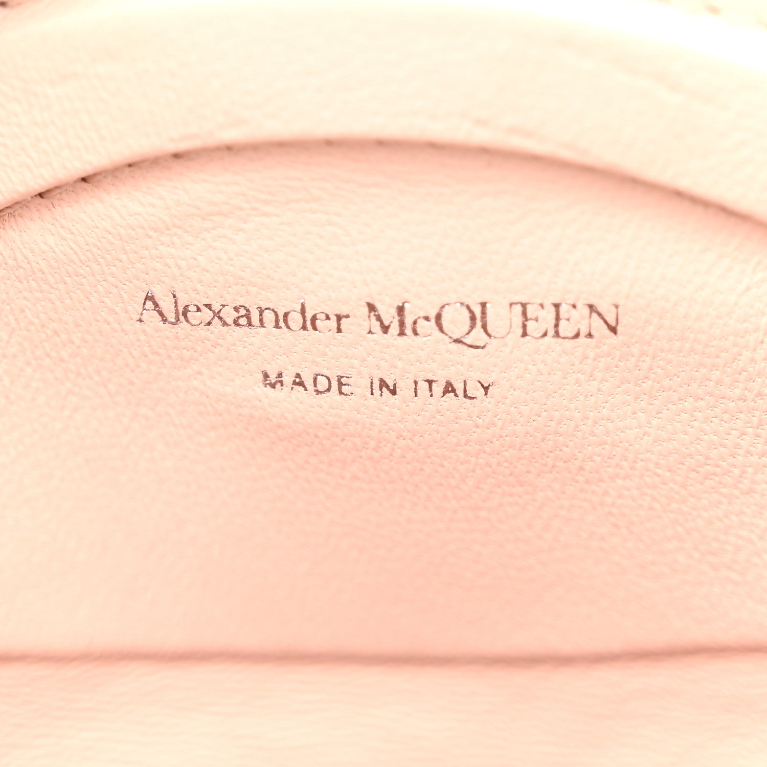 Alexander McQueen Metallic Calfskin Crystal Micro Curve Bucket Bag Black 6 of 12