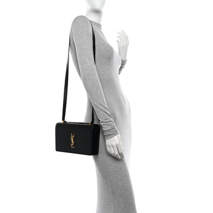 Saint Laurent Calfskin Monogram Small Dylan Shoulder Bag Black 2 of 10