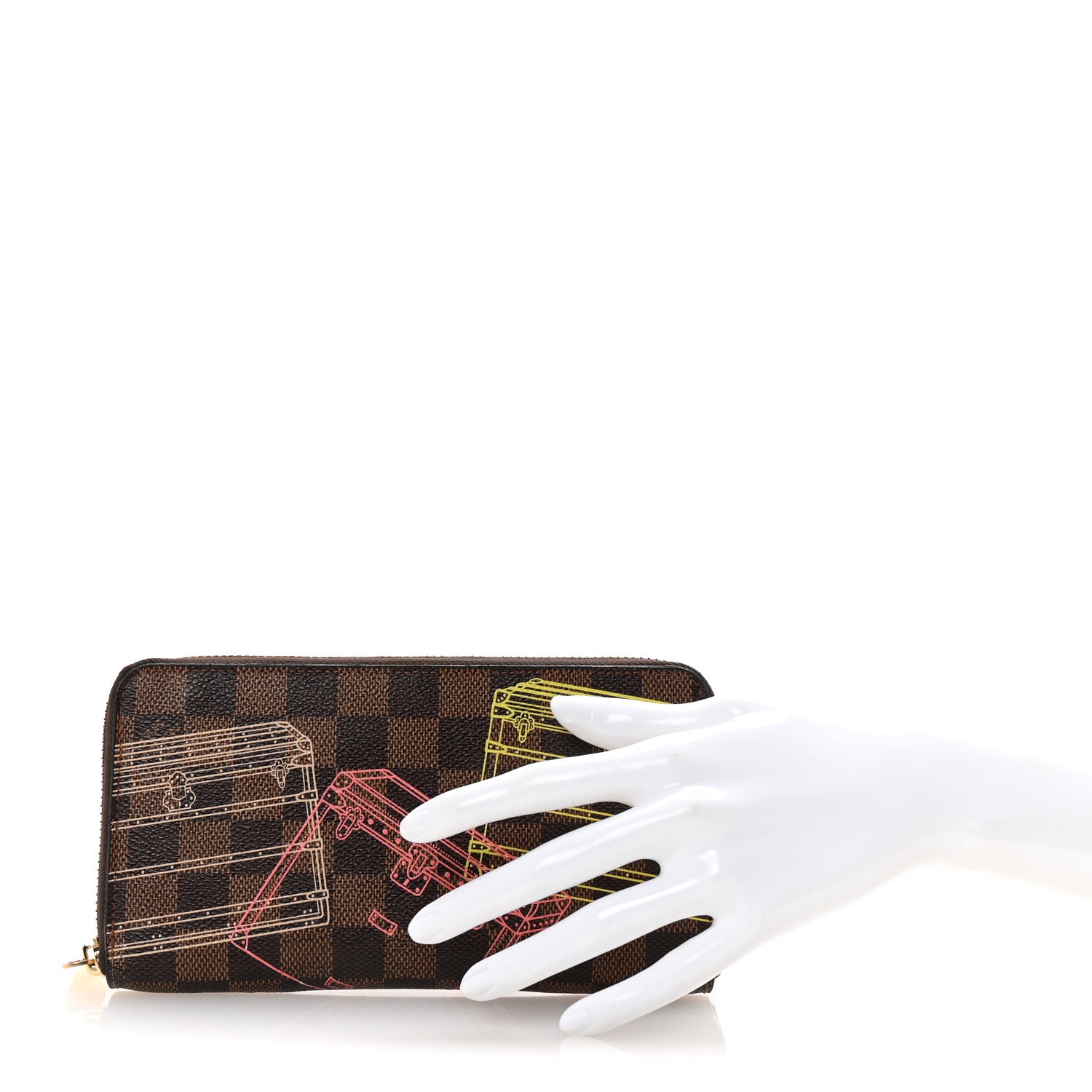 Louis Vuitton Damier Ebene 2014 Christmas Animation Zippy Wallet 2 of 6
