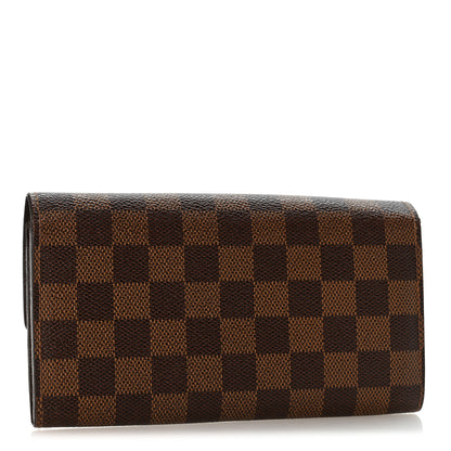 Louis Vuitton Damier Ebene Sarah Wallet 3 of 10
