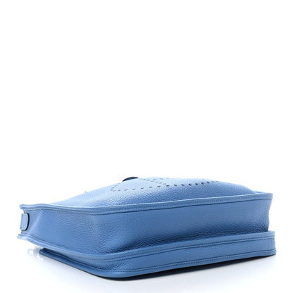 Hermes Taurillon Clemence Evelyne III PM Bleu Paradis 3 of 12