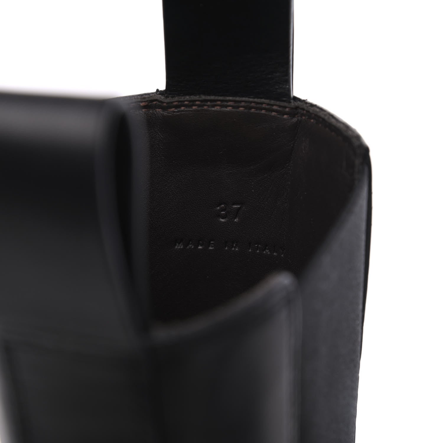 Bottega Veneta Calfskin The Tire Chelsea Boots 37 Black Green 8 of 15