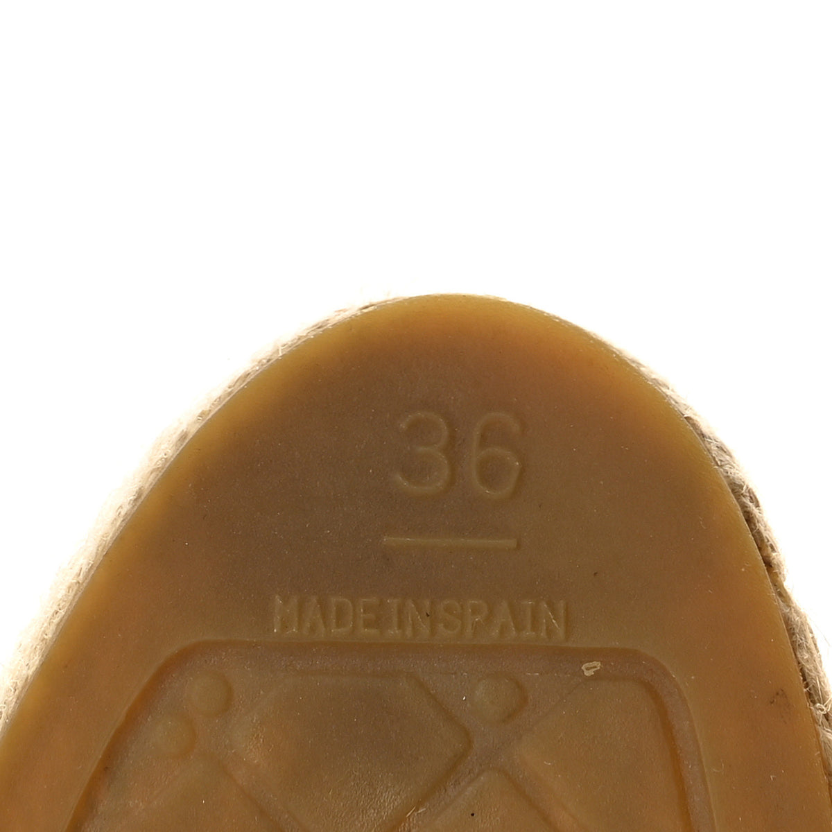 Lambskin CC Espadrilles 36 Black