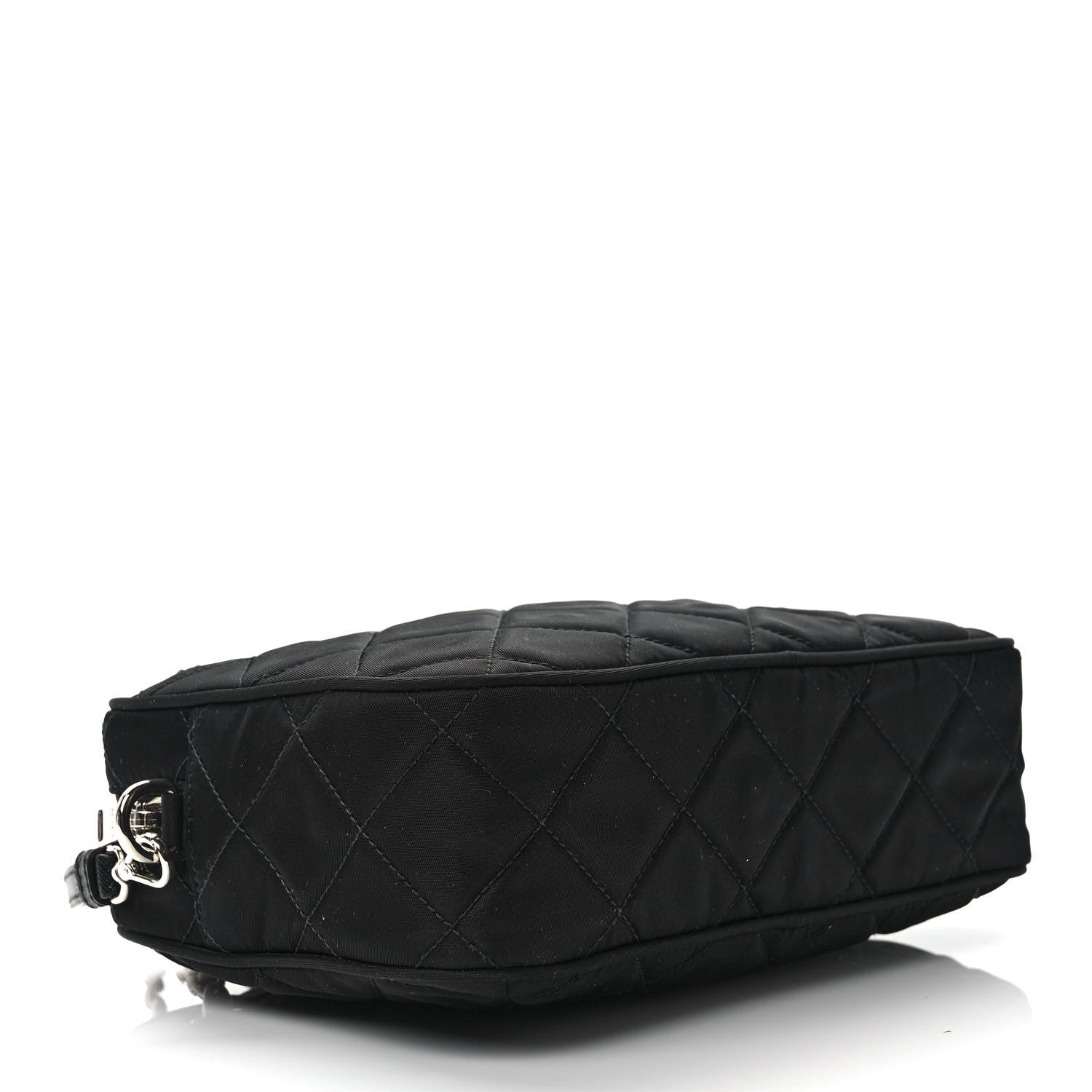 Prada Nylon Tessuto Impuntu Quilted Bandoliera Crossbody Bag Black 3 of 7