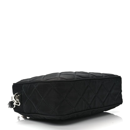 Prada Nylon Tessuto Impuntu Quilted Bandoliera Crossbody Bag Black 3 of 7