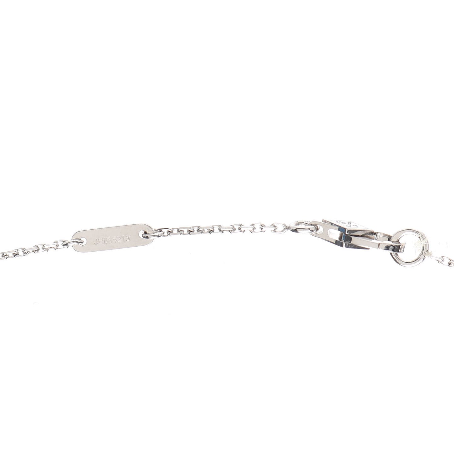 18K White Gold Diamond Mini Frivole Pendant Necklace