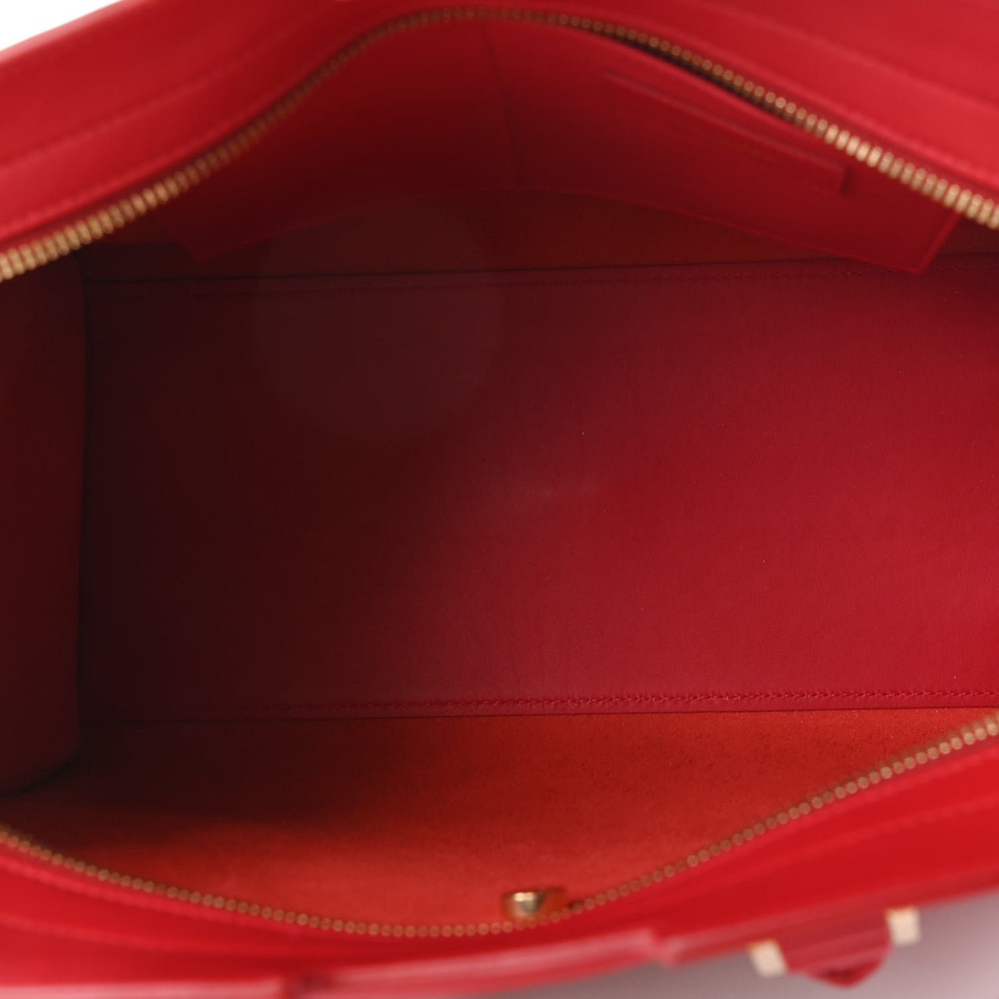Calfskin Small Classic Y Cabas Red