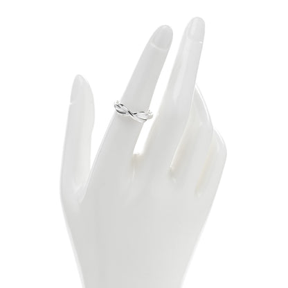 Tiffany Sterling Silver Narrow Infinity Ring 52 6 2 of 4