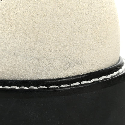 Louis Vuitton Calfskin Suede Territory Flat Ranger Boots 37.5 White 12 of 12