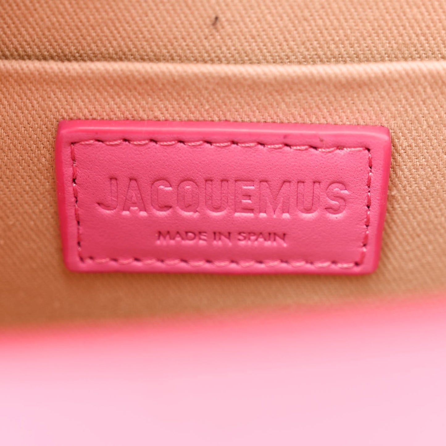 Smooth Calfskin Le Sac Rond Pink