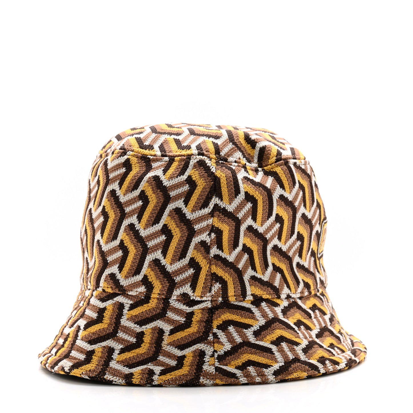 Shetland Chevron Racing Logo Womens Bucket Hat S Brown Multicolor