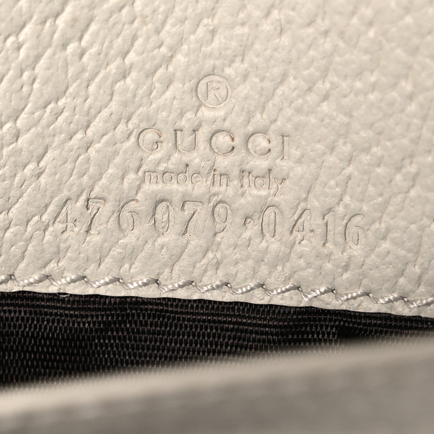 Gucci GG Supreme Monogram Web Queen Margaret Chain Wallet White 6 of 9