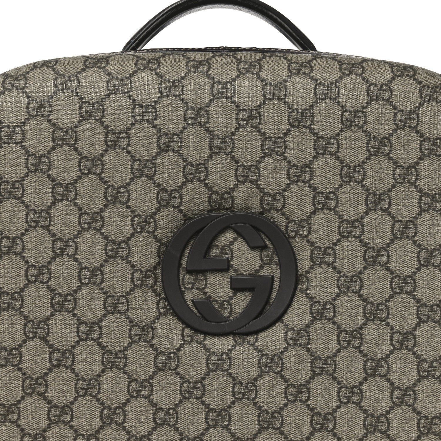 Gucci GG Plus Monogram Small Interlocking G Trolley Brown 8 of 10