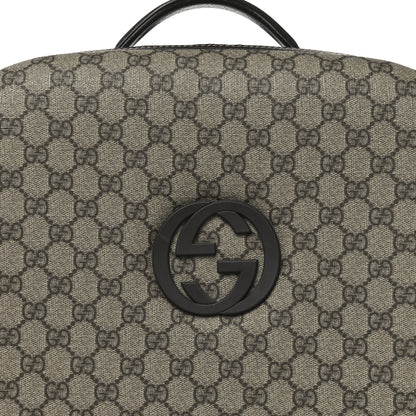 Gucci GG Plus Monogram Small Interlocking G Trolley Brown 8 of 10
