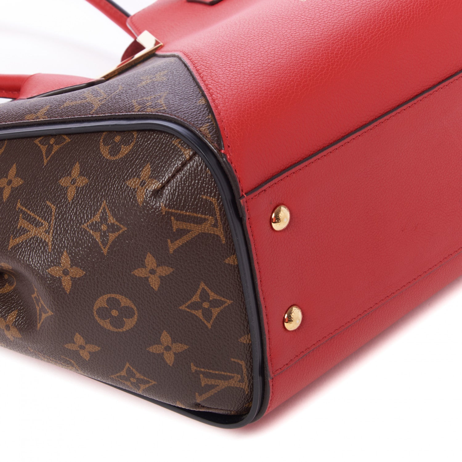 Louis Vuitton Calfskin Monogram Kimono Tote Cherry 6 of 8