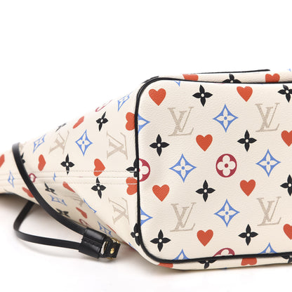 Louis Vuitton Game On Neverfull MM White 8 of 10