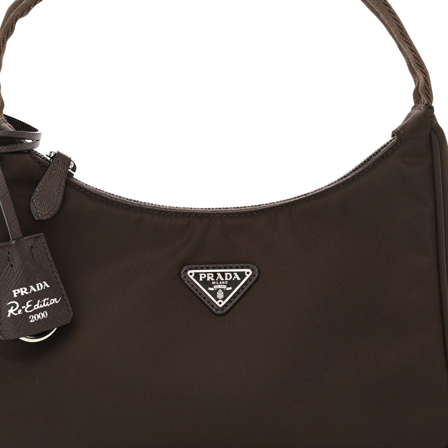 Prada Tessuto Nylon Mini Re-Edition 2000 Bag Caffe 7 of 10