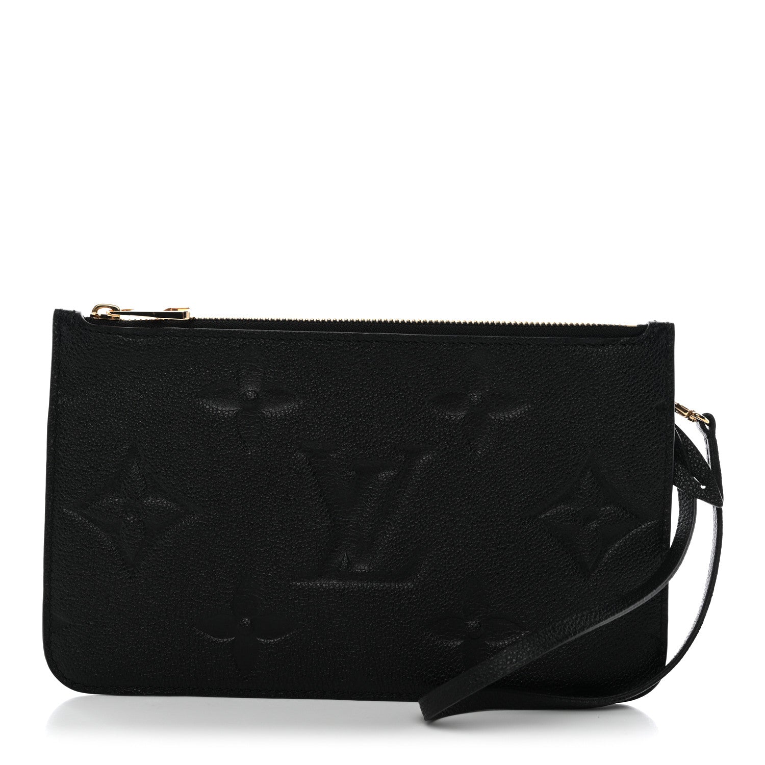 Louis Vuitton Empreinte Monogram Giant Neverfull MM Pochette Black 1 of 7