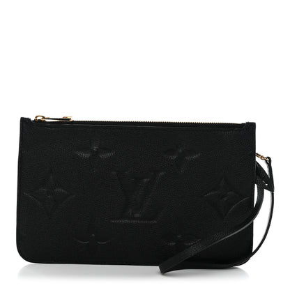 Louis Vuitton Empreinte Monogram Giant Neverfull MM Pochette Black 1 of 7
