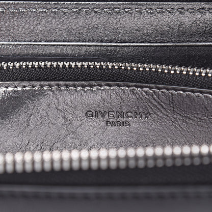 Givenchy Lambskin Logo Zip Around Wallet Black 6 of 8