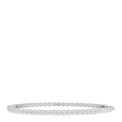 Van Cleef & Arpels 18K White Gold Perlee Pearls of Gold Bracelet L 1 of 4