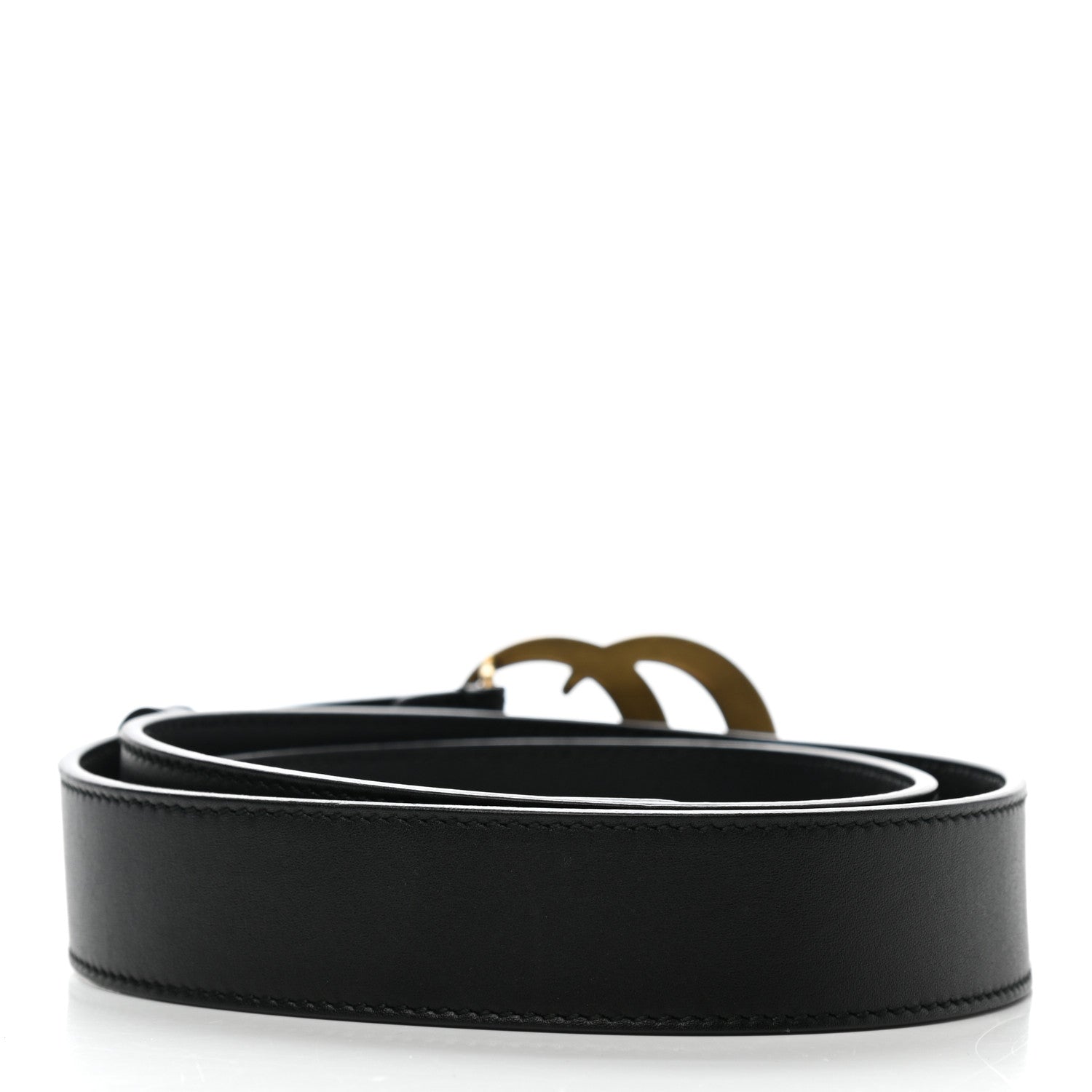 Gucci Calfskin Double G 30mm Belt 90 36 Black 2 of 5