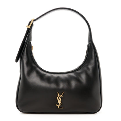 Saint Laurent Plunged Lambskin Calypso Mini Hobo Black 1 of 10